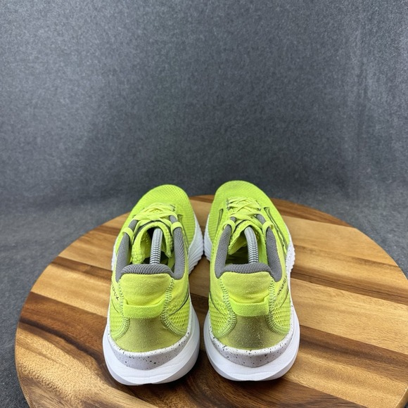 Saucony Kinvara 14 Shoes Mens 11 Neon Green Mesh Lightweight Running Sneakers - Picture 8 of 11